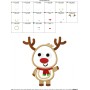 Christmas Reindeer-1 Applique Design Pattern-2