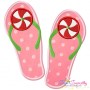 Peppermint Flops Applique Design Pattern-1