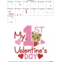 My 1st Valentine's Day Embroidery Design Pattern-2