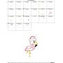 Christmas Tropical Flamingo Applique Design Pattern-2