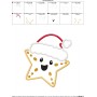 Christmas Santa Hat Starfish Applique Design Pattern-2