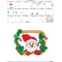 Christmas Frame- Santa-3 Embroidery Design Pattern-2