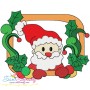 Christmas Frames Embroidery Design Bundle-5