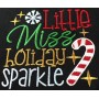 Little Miss Holiday Embroidery Design Pattern-2