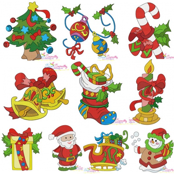 Christmas Embroidery Design Bundle-2-1