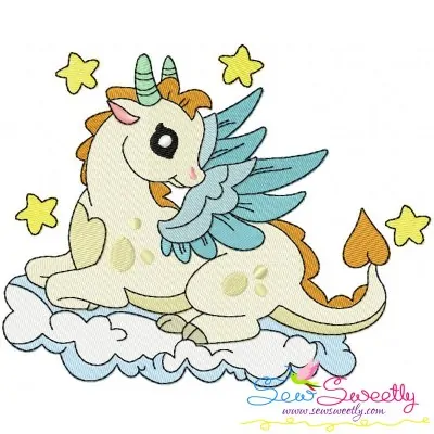 Baby Dragon-6 Embroidery Design Pattern-1