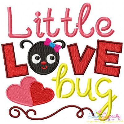 Little Love Bug Machine Embroidery Design Pattern-1