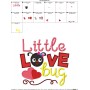 Little Love Bug Machine Embroidery Design Pattern-2