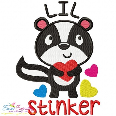 Lil Stinker Machine Embroidery Design Pattern-1