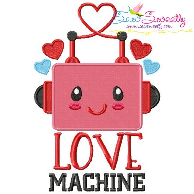 Love Machine Embroidery Design Pattern-1