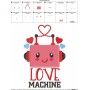 Love Machine Embroidery Design Pattern-2