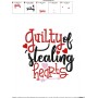 Guilty Stealing Hearts Embroidery Design Pattern-2