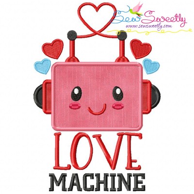 Love Machine Applique Design Pattern-1