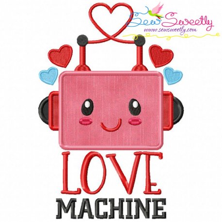 Love Machine Applique Design Pattern