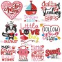 Valentine's Day Lettering Embroidery Design Bundle-1