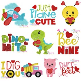 Valentine's Day Embroidery Design Bundle-1