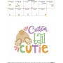 Cotton Tail Cutie Embroidery Design Pattern-2