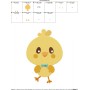 Cute Easter Chick Embroidery Design Pattern-2