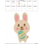 Easter Bunny With Egg-3 Embroidery Design Pattern-2
