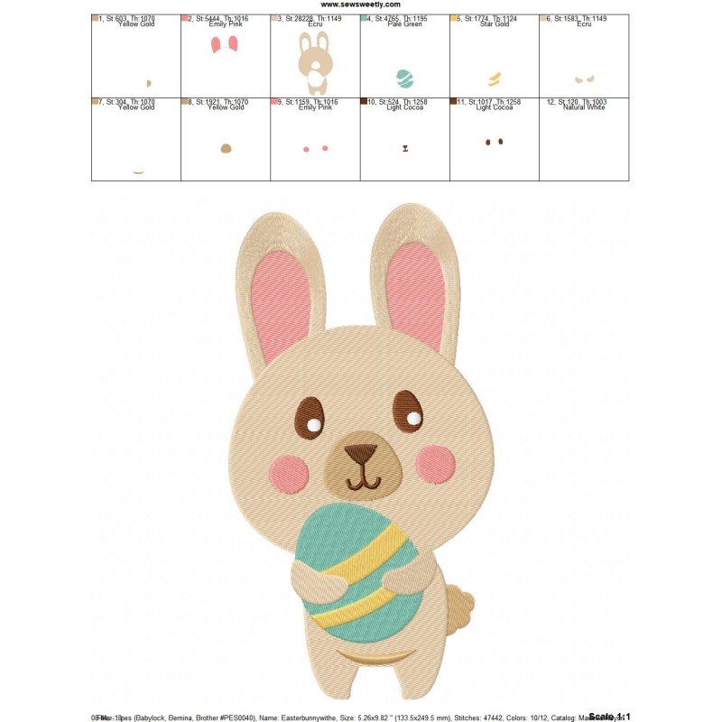 Easter bunny with egg3 wilsonagirardj design sew sweetly Easter bunny with egg3 wilsonagirardj design sew sweetly