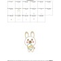 Easter Bunny With Egg-3 Applique Design Pattern-2