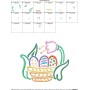 Outlines Easter Egg Basket Tulip Embroidery Design Pattern-2