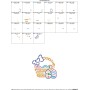 Outlines Easter Egg Basket-2 Embroidery Design Pattern-2