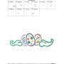 Outlines Easter Eggs-2 Embroidery Design Pattern-2