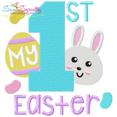 My 1st Easter Embroidery Design Pattern-1