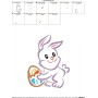 Outlines Bunny Egg-05 Easter Embroidery Design Pattern-2