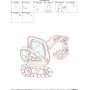 Vintage Bean Stitch Construction Truck-1 Embroidery Design Pattern-2
