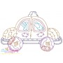 Vintage Bean Stitch Transportation Embroidery Design Bundle-3