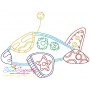 Vintage Bean Stitch Transportation Embroidery Design Bundle-6