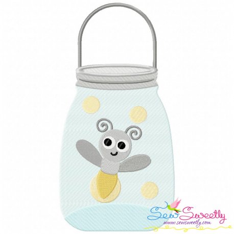 Firefly In a Jar Embroidery Design Pattern