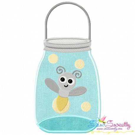 Firefly In a Jar Applique Design Pattern