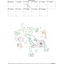 Bean Stitch Redwork Frog Underwater-6 Embroidery Design Pattern-2