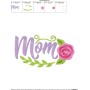 Mom Spring Flower Embroidery Design Pattern-2