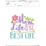 Mom Life Best Life Embroidery Design Pattern-2