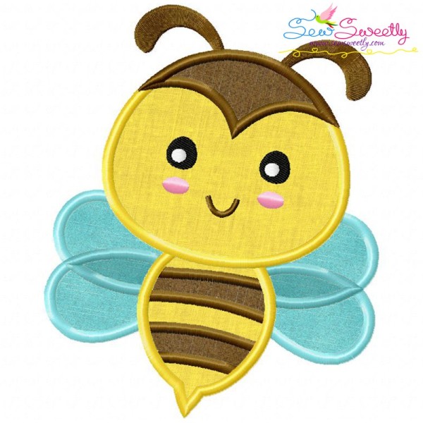 Bee Machine Applique Design Pattern-1