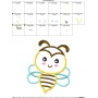 Bee Machine Applique Design Pattern-2