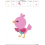 Spring Bird Embroidery Design Pattern-2