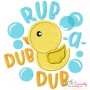 Rub a Dub Dub Nursery Rhyme Applique Design Pattern-1