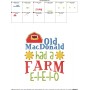 Old MacDonald Had a Farm Nursery Rhyme Embroidery Design Pattern-2
