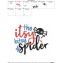 The Itsy Bitsy Spider Nursery Rhyme Embroidery Design Pattern-2