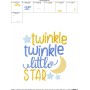 Twinkle Twinkle Little Star Nursery Rhyme Embroidery Design Pattern-2