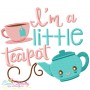 I'm a Little Teapot Nursery Rhyme Embroidery Design Pattern-1