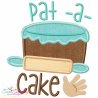 Pat a Cake Nursery Rhyme Applique Design- 1