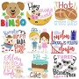 Nursery Rhyme Lettering-v2 Embroidery Design Bundle-1