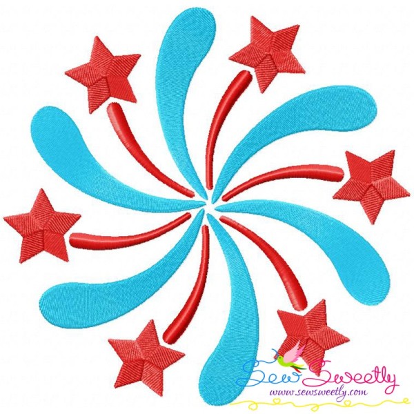 Firework Machine Embroidery Design Pattern-1