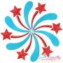 Firework Machine Embroidery Design Pattern-1